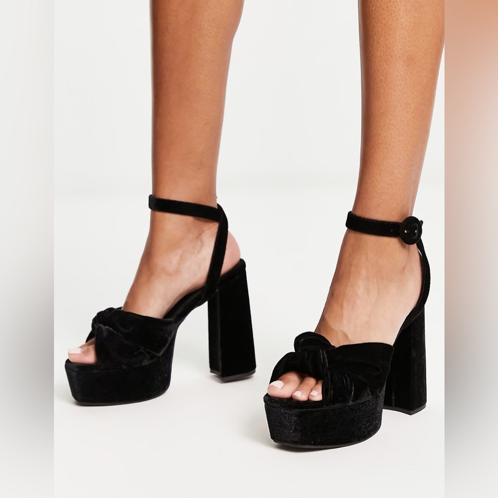 ASOS Natia Knot Platform Sandals
